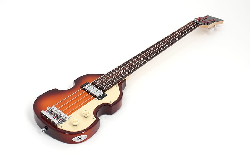 H Fner Shorty Violin Bass Sunburst Finish Reverb