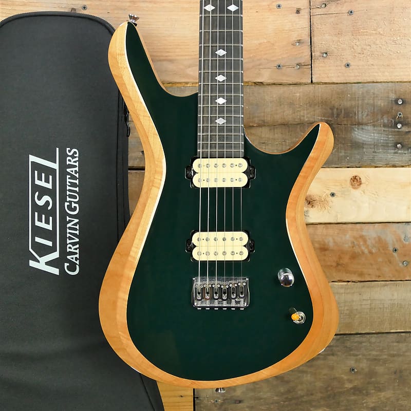 Kiesel Custom Vanquish British Racing Green Hh Piece Neck Reverb