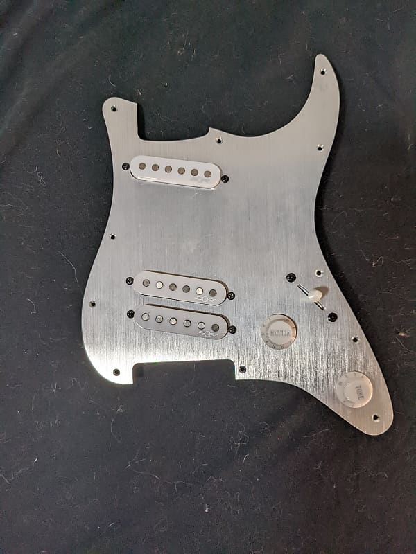 Squier Contemporary Stratocaster Loaded Pickguard Anodized Reverb