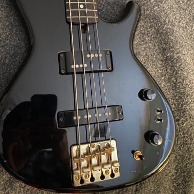 Aria Pro II RSB Deluxe 4 String Bass In Black Gloss Reverb