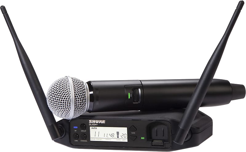 Shure Glxd Digital Wireless Handheld System With Sm Reverb