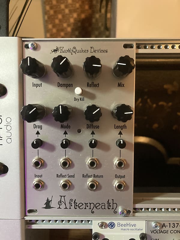 Earthquaker Devices Afterneath Limited Edition Silver Reverb