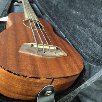 Kala U Bass Wanderer Fretless Mahogany Ukulele Satin Reverb