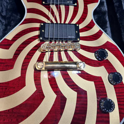 Wylde Audio Odin Grail Buzzsaw Crimson Gold W Hard Case Reverb