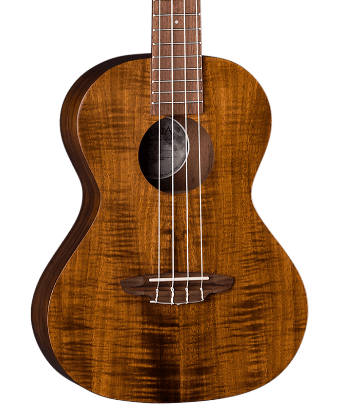 Luna Uke Flamed Acacia Tenor Ukulele W GIGBAG 2021 Natural Reverb