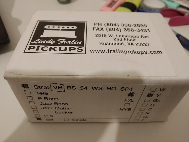 Lindy Fralin Vintage Hot Stratocaster Pickup Set Reverb Canada