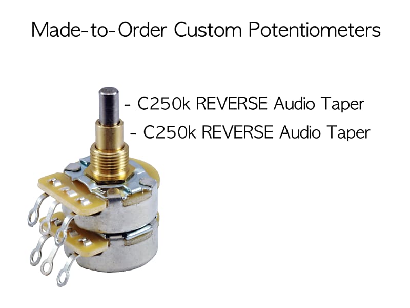 Cts K K Reverse Audio Concentric Potentiometer Custom Reverb