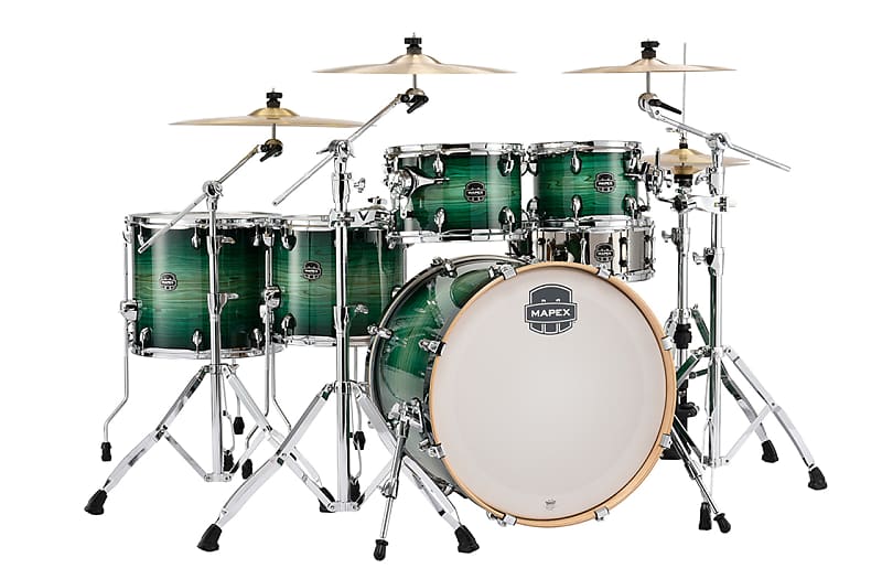 Mapex Armory 6 Piece Studioease Fast Shell Pack Emerald Burst Reverb