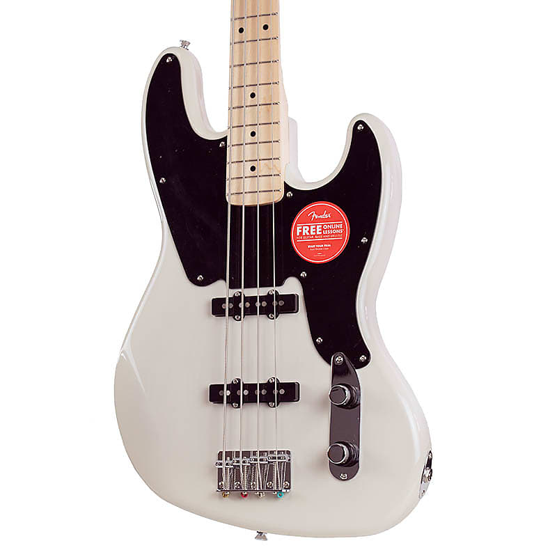 Brand New Fender Squier Paranormal Jazz Bass White Blonde Reverb