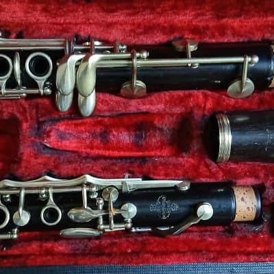 Vintage Louis Delmat Bb Albert System Wood Clarinet Pro Reverb