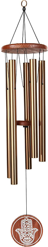 Meinl Sonic Energy 5 Bar Hamsa Meditation Chime Bronze Reverb