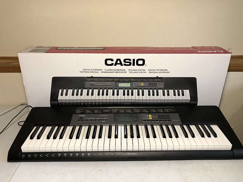 Casio CTK 2500 Electric Keyboard 61 Key Piano Digital Effects Reverb