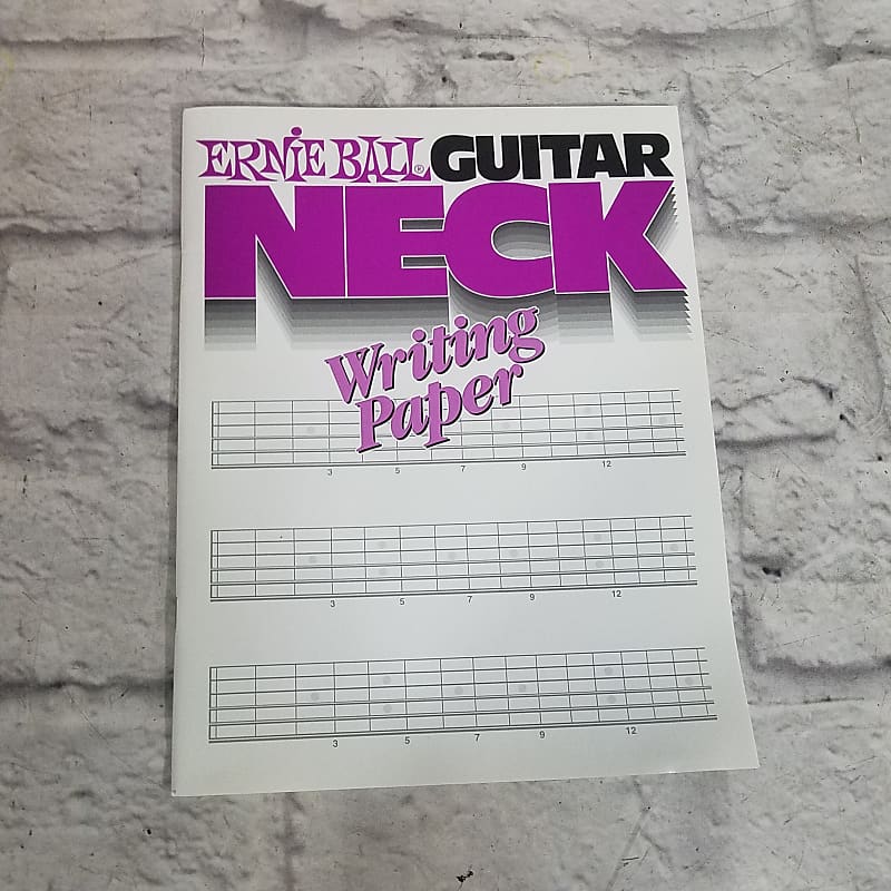 Ernie Ball Tab Writing Paper Reverb