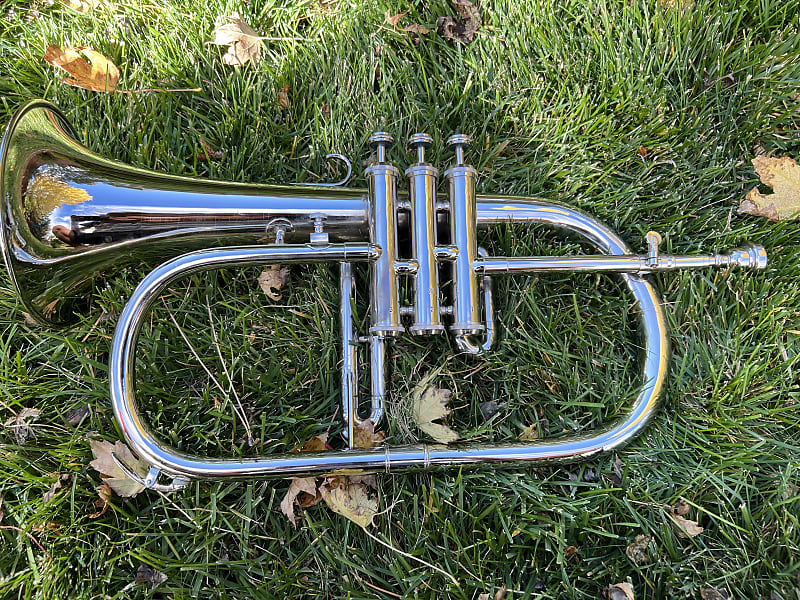 Sai Musical Valve Bb Nickel S Flugle Horn Reverb