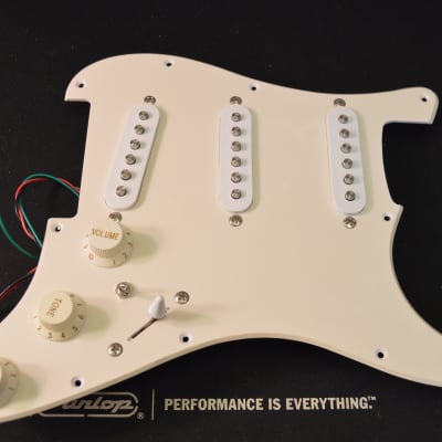 Genuine Fender Loaded Stratocaster Pickguard Triblaster Reverb