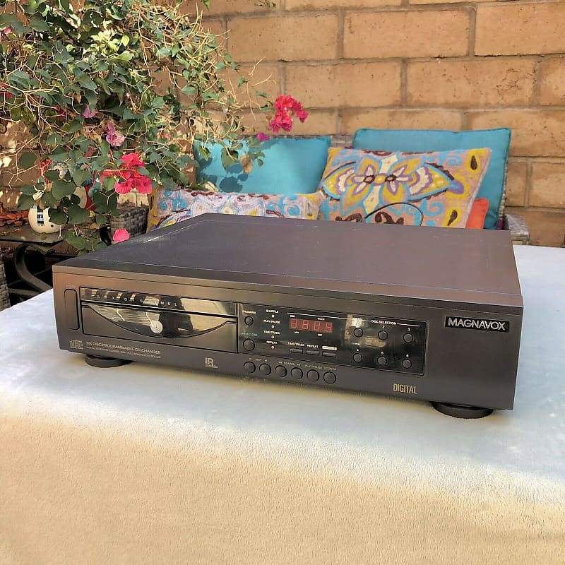 Philips Magnavox AK798C BK01 6 Disc CD Player Changer Reverb