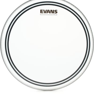 Evans EMAD Clear Bass Drum Batter Head 16 Inch Bundle With Reverb