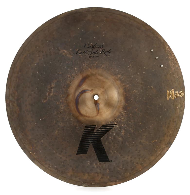 Zildjian Inch K Custom Left Side Ride Cymbal Pack Reverb