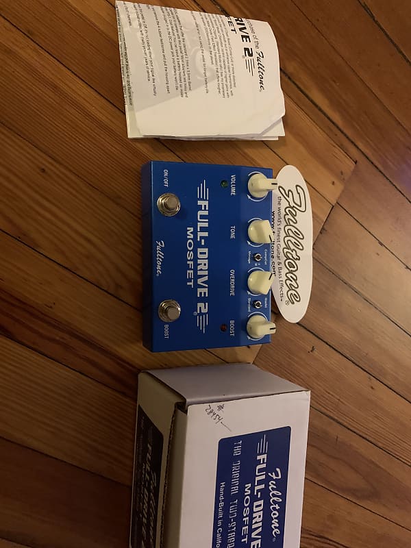 Fulltone Full Drive 2 Mosfet 2000s Blue Reverb