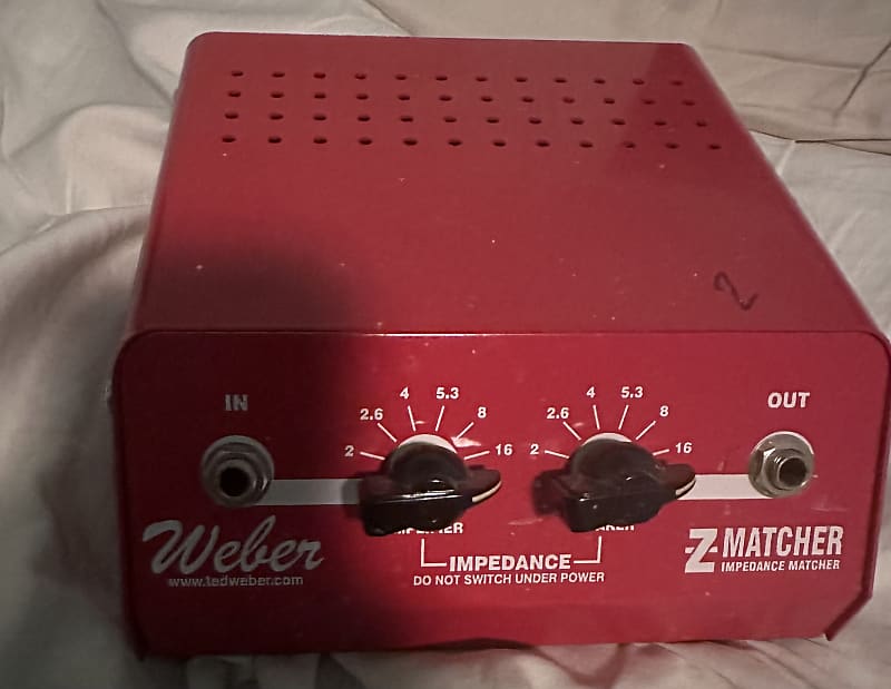 Weber Z Matcher 2010s Red Reverb