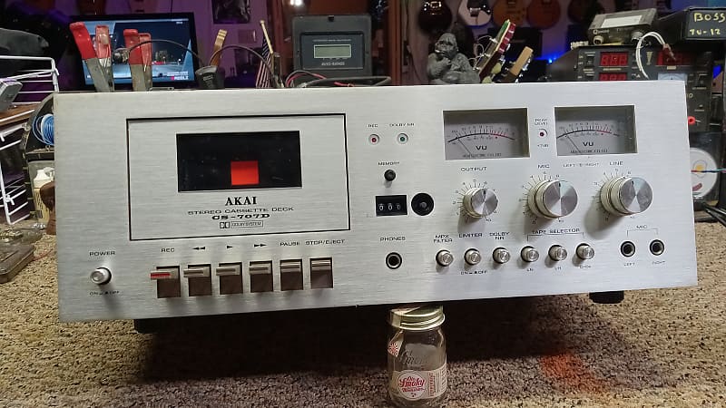 Vintage Akai Cs D Cassette Tape Deck Clean Reverb