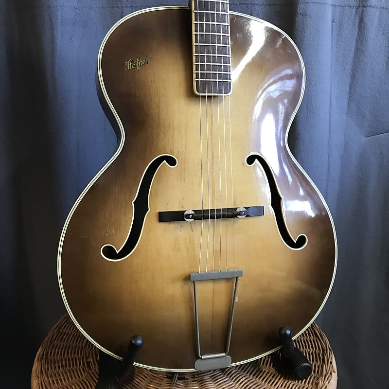 Hofner 456 Archtop Guitar 50s Vintage German Reverb