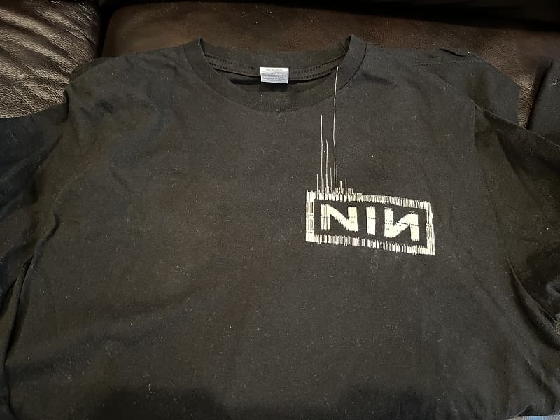 Nine Inch Nails With Teeth Tour Medium T Shirt Black Reverb