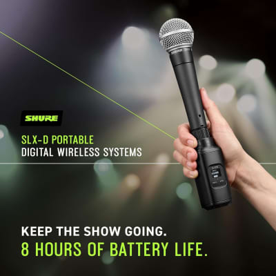 Shure Slxd Wl Portable Digital Wireless System With Slxd Reverb