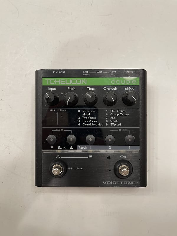 TC Helicon Voicetone Double Doubler Overdubbing Vocal Effect Reverb