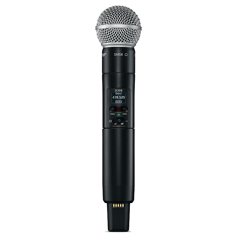 Shure Slxd Sm Handheld Digital Wireless Transmitter With Reverb