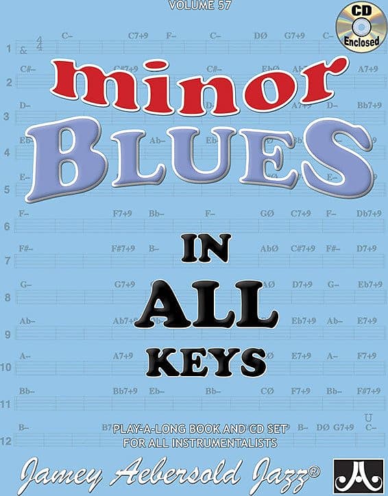 Jamey Aebersold Jazz Volume 57 Minor Blues In All Keys Reverb