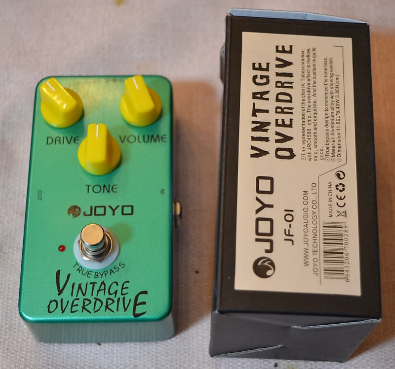 Joyo Jf Vintage Overdrive S Green Reverb