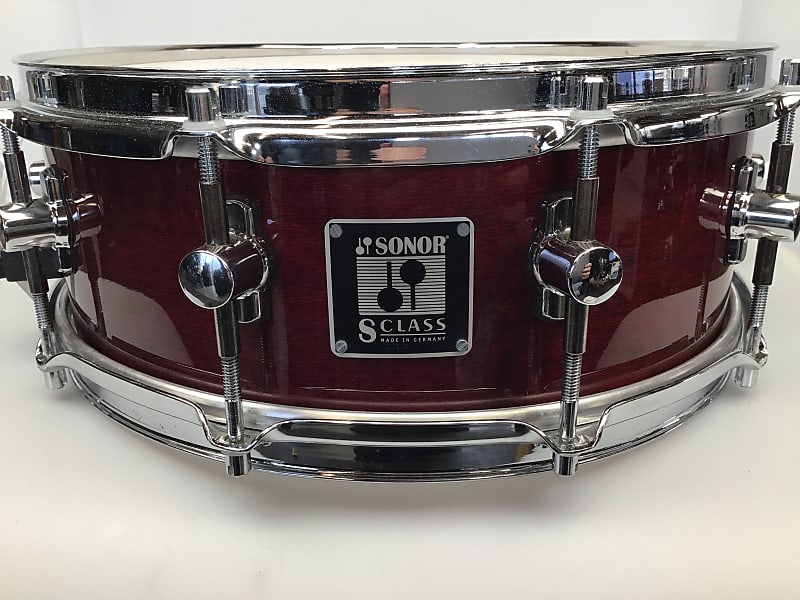 Sonor S Class X Snare Drum Cherry Red Reverb