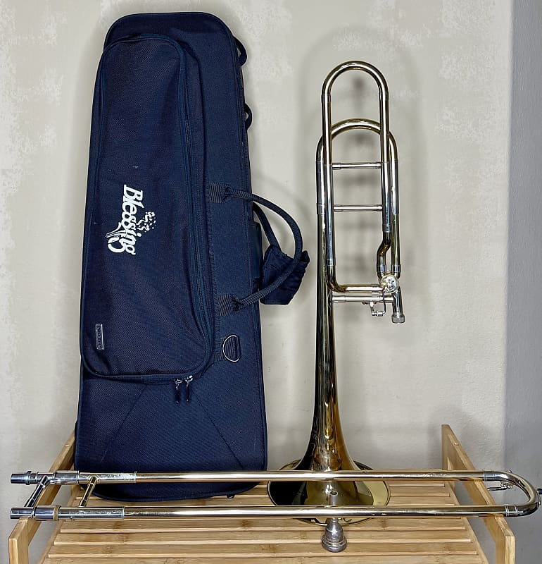 Blessing B Th Anniversary Trombone W Case No Out Reverb