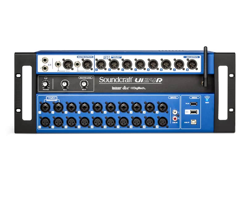Soundcraft Ui24R Wireless 24-channel Digital Mixer/USB Multi-Track Recorder UpgReverbDev 123