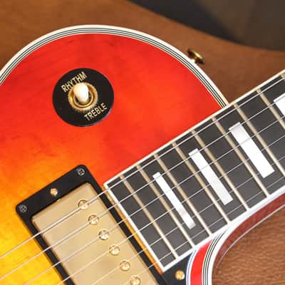 2014 Gibson Custom Shop Les Paul Custom Quilt Top Electric Guitar Sunburst + COA HSC image 3