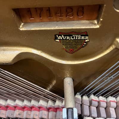 Rare Wurlitzer Art Deco Console Piano image 6