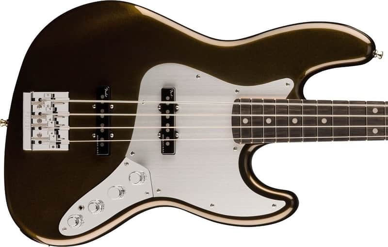 Fender American Ultra II Jazz Bass, Texas Tea / Ebony *IN STOCK* image 1