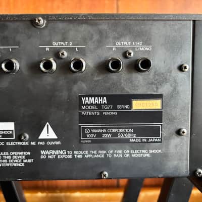 YAMAHA TG77 TONE GENERATOR New internal battery & display SY77 image 6