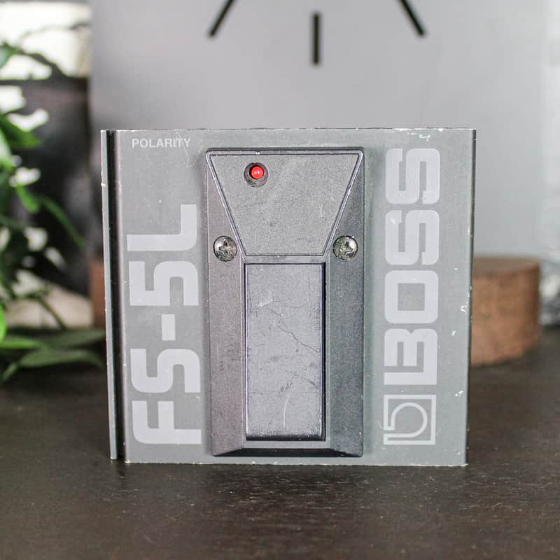 Preowned Boss FS-5L Latching Footswitch Pedal - Black image 1