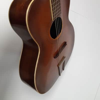Rare 1930's Slingerland May Bell - Archtop Round Sound Hole Guitar image 6