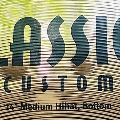 Meinl Classics Custom 14" Hi Hat Cymbals, 1,000 & 1,318 Grams, NEW, Video Demo. image 6