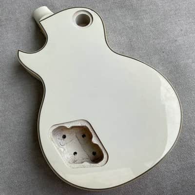 Glossy White Single Cut Guitar DIY Project Body image 4
