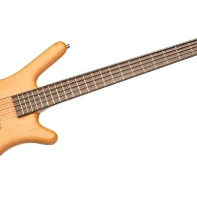 Warwick RockBass Corvette Basic, 5-String - Natural Transparent Satin image 2