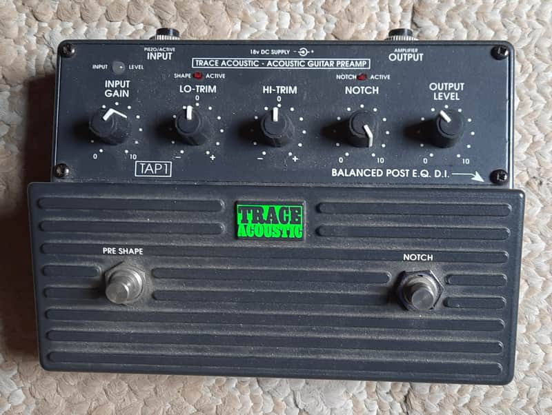 Trace Elliot TAP1 Acoustic Guitar Preamp Direct Box Guitar Effect Pedal Trace Elliot TAP1 Acoustic Guitar Preamp Direct Box Guitar Effect Pedal - Gray image 1