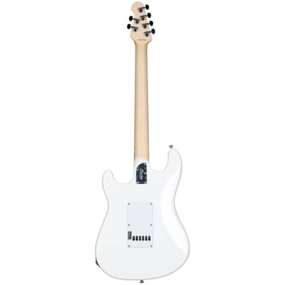 Sterling Intro Series Cutlass HSS Electric Guitar, Canvas White image 6
