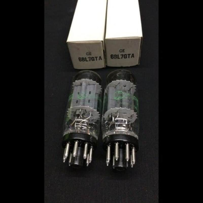 NOS NIB Matched Pair GE 6BL7GTA Coin Base Vacuum Tubes Radio Audio F.9670 image 1