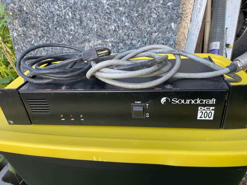 Soundcraft DCP200 Power Supply Rackmount Includes Original Cable Good Working Condition image 1