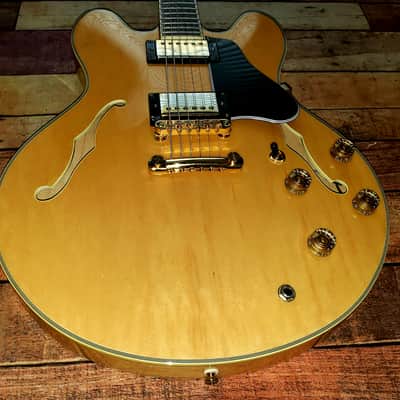 Epiphone Sheraton Korean 1989 Maple with BIG upgrades Semi Hollow Guitar image 3