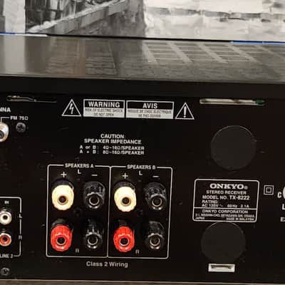 Onkyo Onkyo TX-8222 Stereo receiver 90 - Black metal image 7